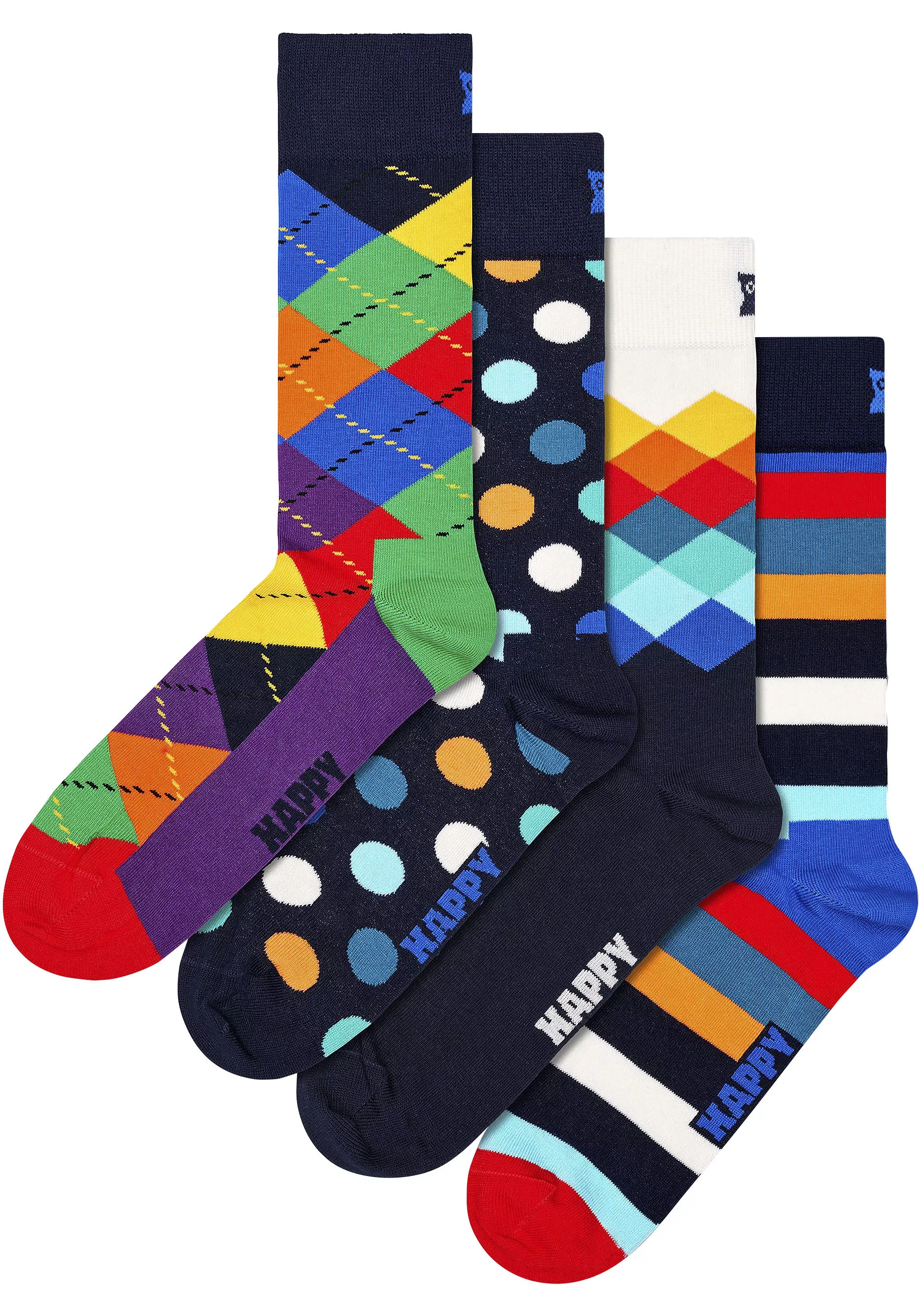 Happy Socks Socken "Multi-Color Socks Gift Set", (4 Paar, Geschenk Box), Bu günstig online kaufen