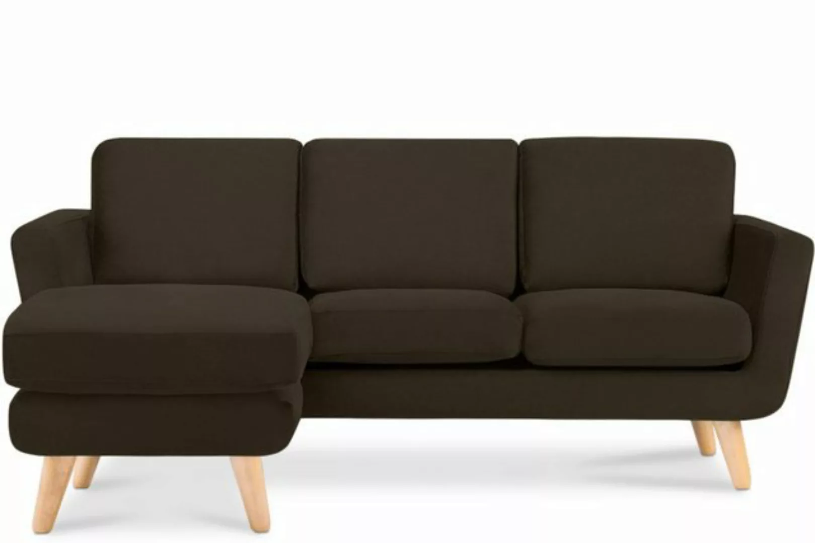 Konsimo Ecksofa TAGIO links, Scandi-Stil, mit Armlehnen, Made in Europe, Ge günstig online kaufen