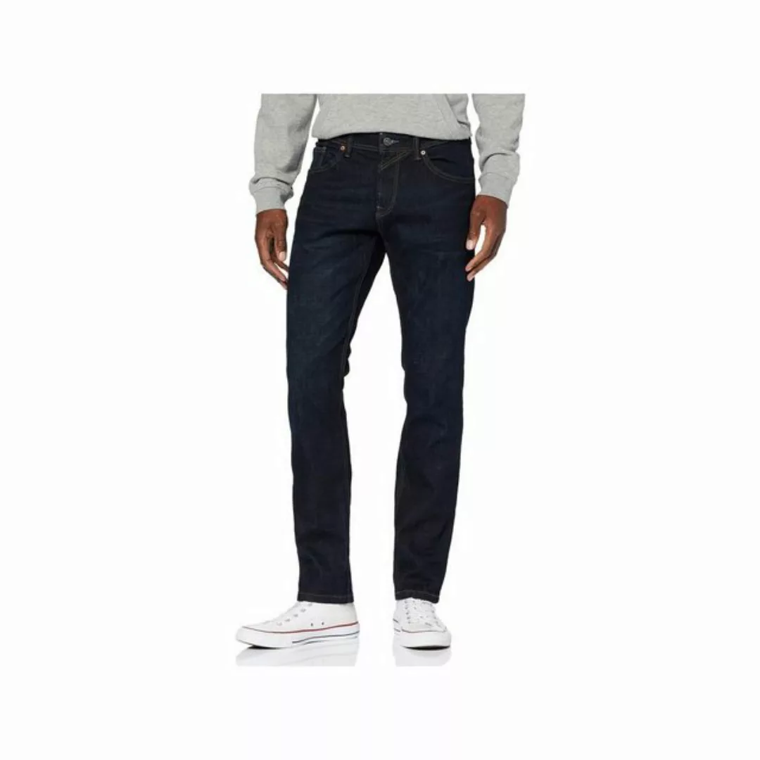 Tom Tailor Denim Herren Jeans Aedan - Straight Fit - Blau - Dark Blue Denim günstig online kaufen