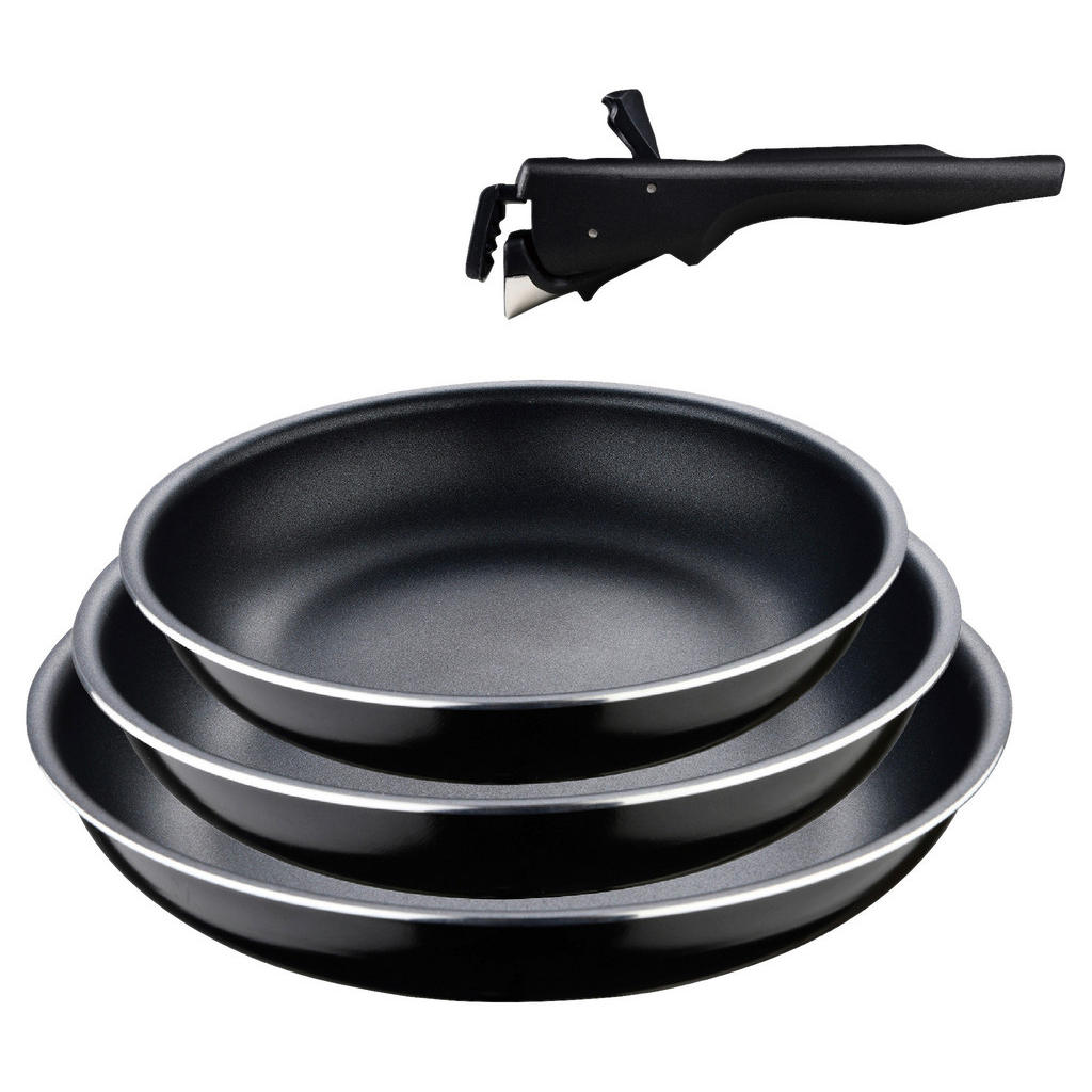 SAN IGNACIO Pfannenset Click & cook schwarz Aluminium günstig online kaufen