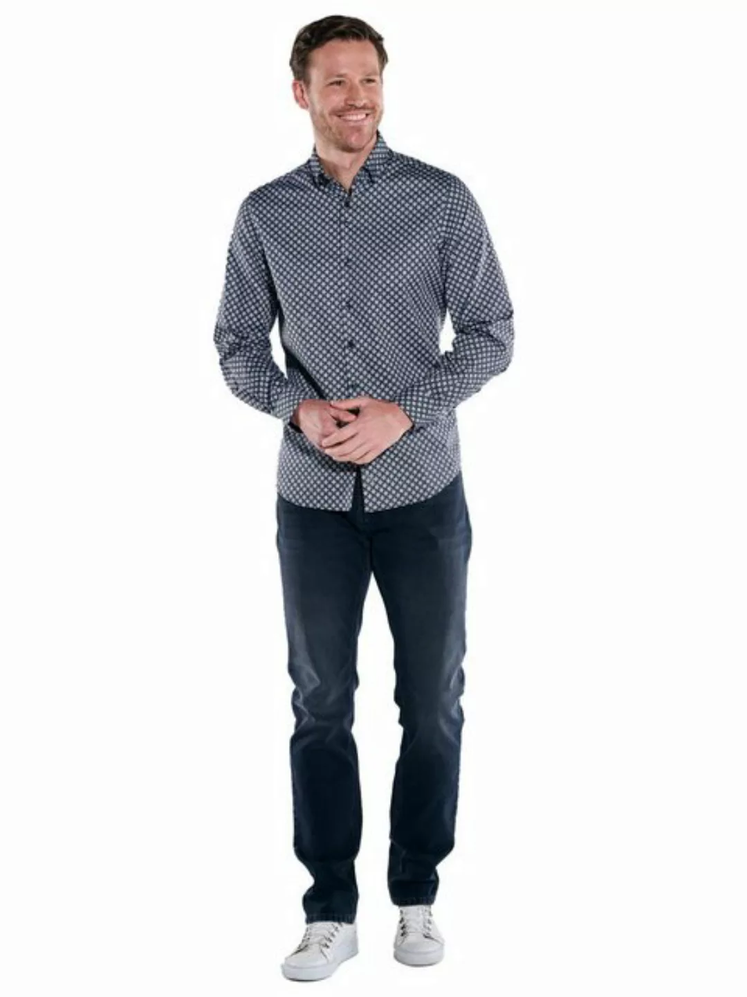 ENGBERS GERMANY Langarmhemd Langarm-Hemd slim fit günstig online kaufen