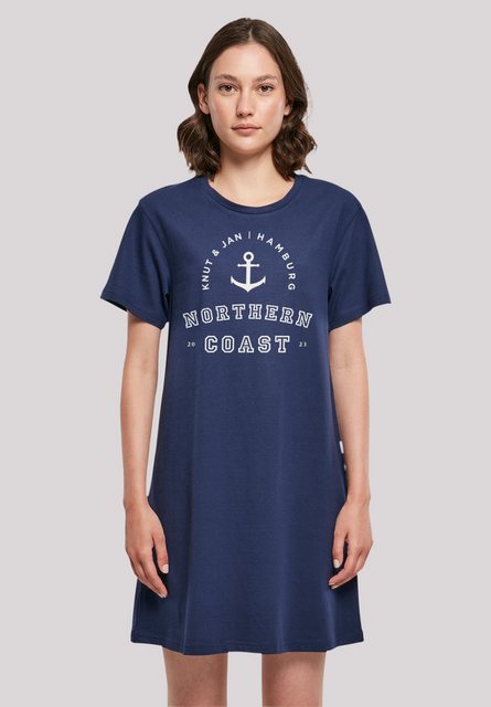 F4NT4STIC Shirtkleid "Northern Coast Nordsee Knut & Jan Hamburg", Print günstig online kaufen