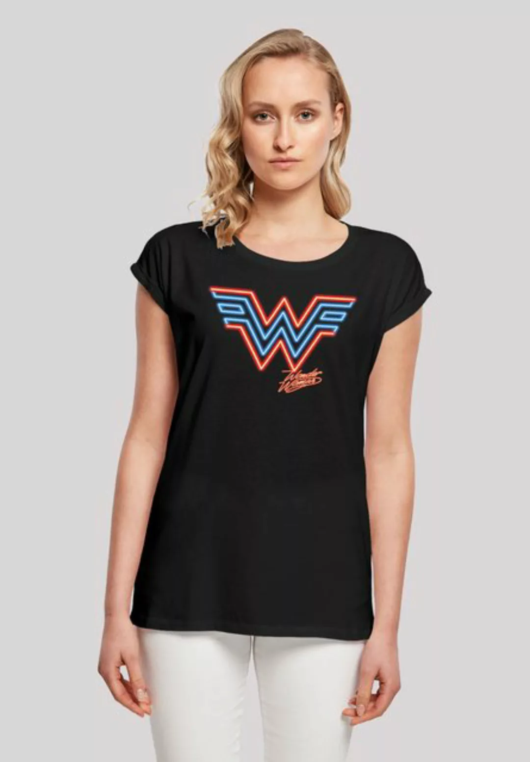 F4NT4STIC T-Shirt DC Comics Wonder Woman 84 Neon Emblem Print günstig online kaufen