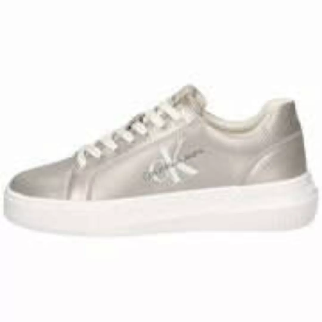 Calvin Klein Chunky Cupsole Laceup Damen silber günstig online kaufen