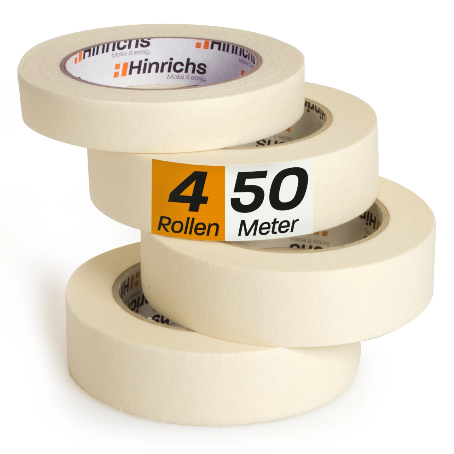 Hinrichs Klebeband 4 x Kreppband 3 günstig online kaufen