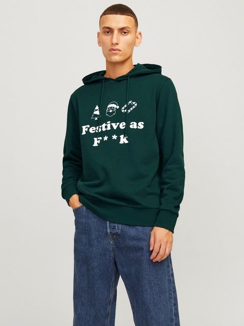 Jack & Jones Kapuzensweatshirt "JJXMAS ONE COLOR FUNNY SWEAT HOOD" günstig online kaufen