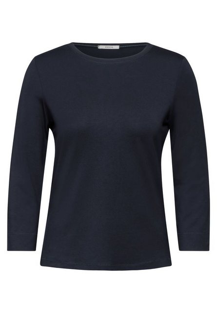 Cecil 3/4-Arm-Shirt, aus elastischem Materialmix günstig online kaufen