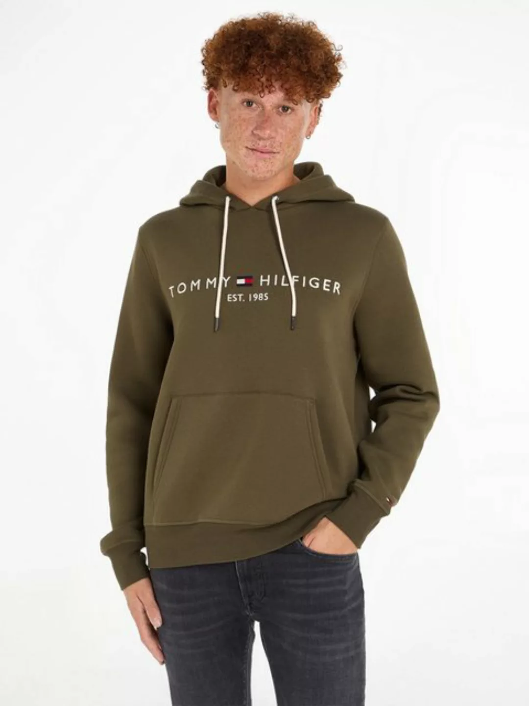 Tommy Hilfiger Kapuzensweatshirt "TOMMY LOGO HOODY", mit Kapuze und Känguru günstig online kaufen