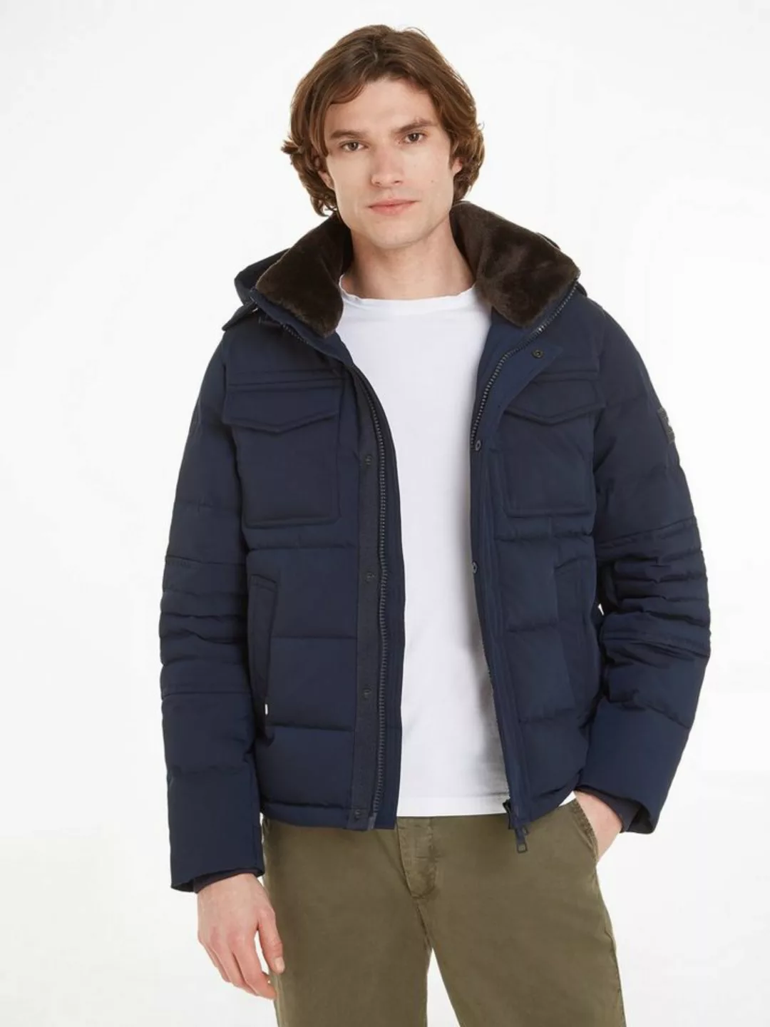 Tommy Hilfiger Steppjacke ROCKIE UTILITY HOODED JACKET günstig online kaufen