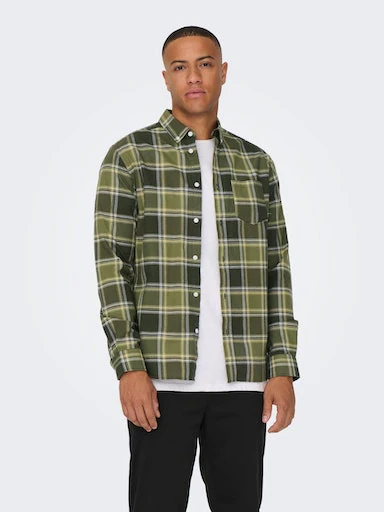 ONLY & SONS Karohemd ONSALVARO LS OXFORD CHECK SHIRT 5979 günstig online kaufen