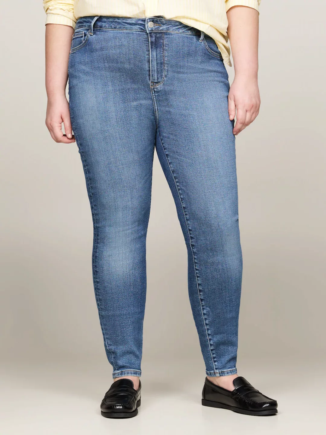 Tommy Hilfiger Curve Skinny-fit-Jeans "CRV HARLEM U SKINNY HW", Große Größe günstig online kaufen