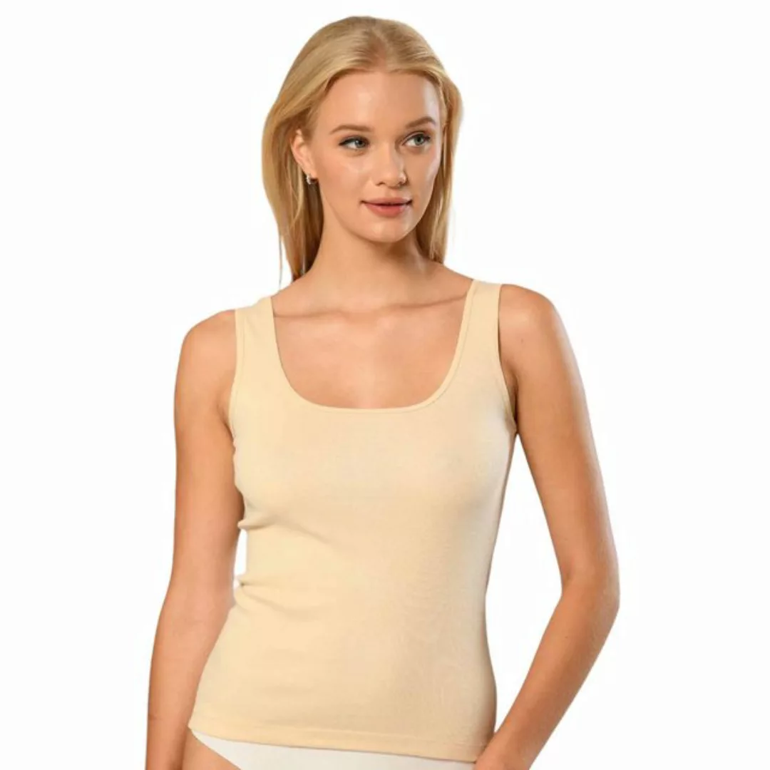 erdem iç giyim Tanktop Damen Tanktop, Ärmelos, Baumwolle, Sommer-Basic, S-5 günstig online kaufen