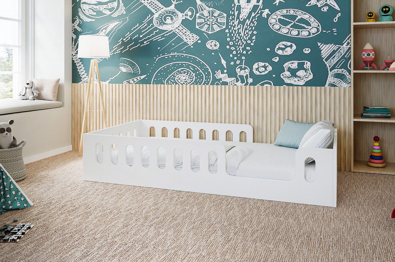 Bjird Kinderbett Montessori Bodenbett 160x80 / günstig online kaufen
