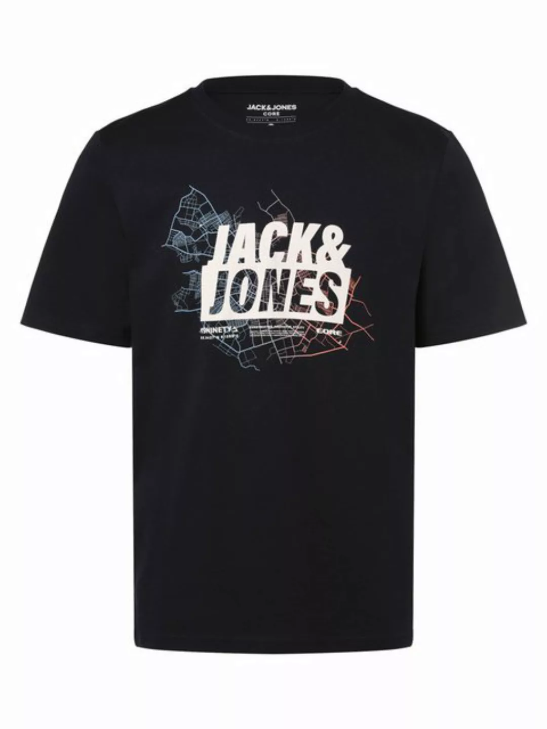 Jack & Jones Herren Rundhals T-Shirt JCOMAP LOGO - Regular Fit günstig online kaufen