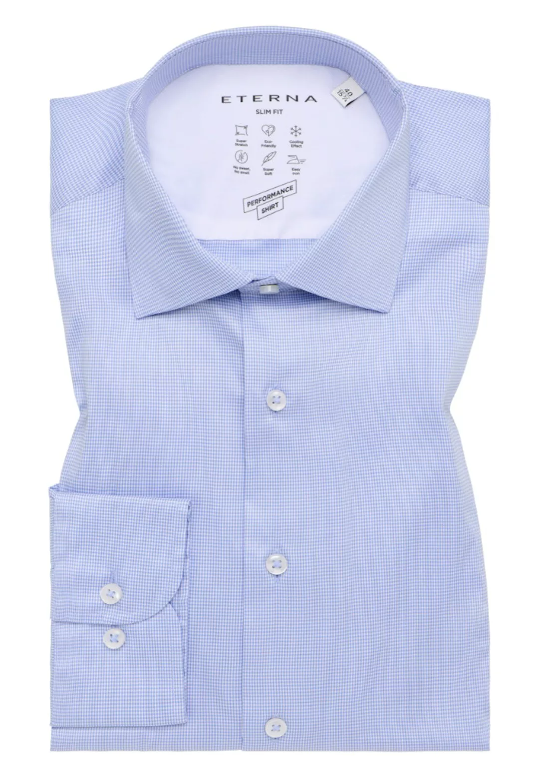 Eterna Langarmhemd "SLIM FIT", NON IRON (bügelfrei) günstig online kaufen