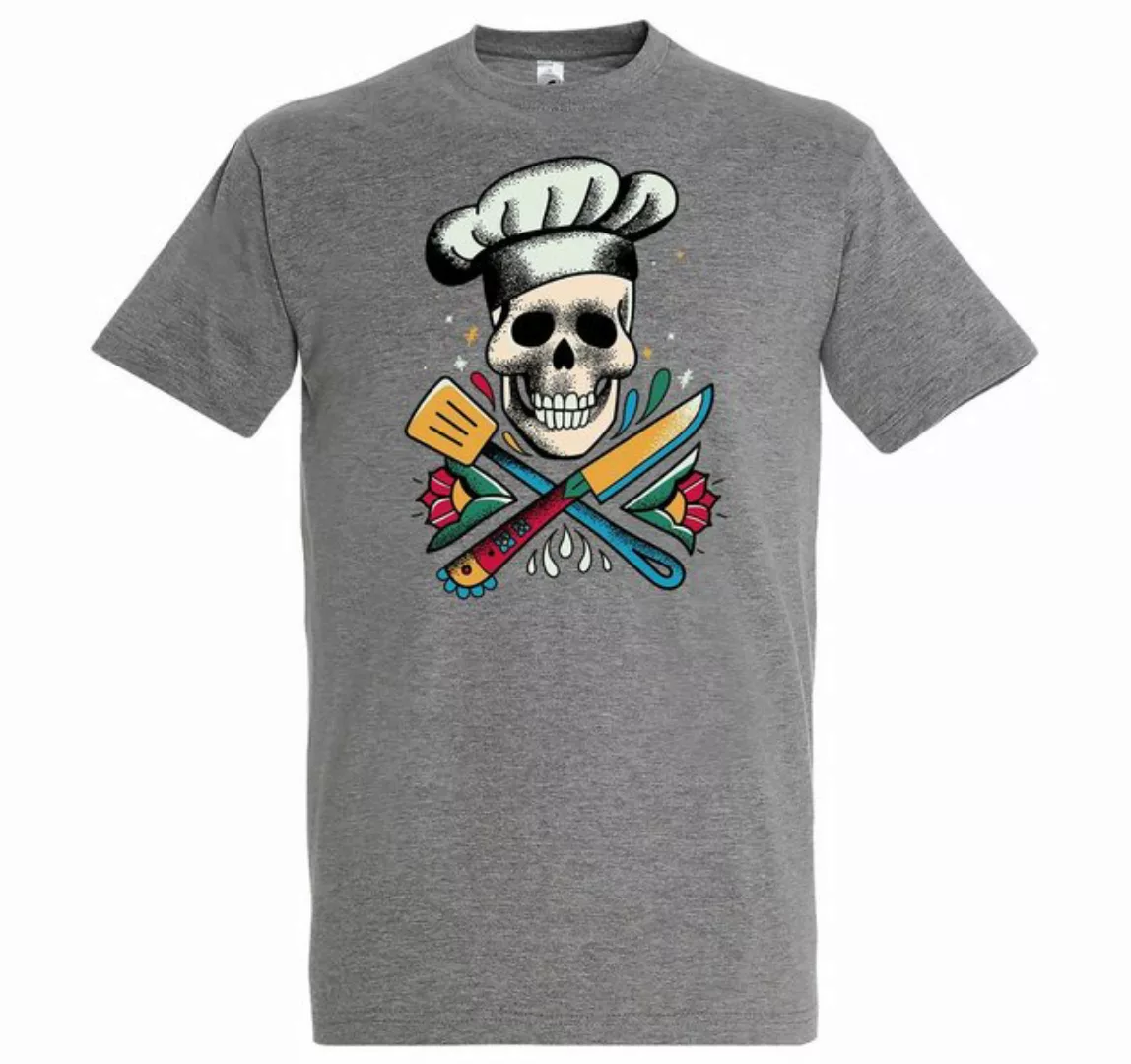 Youth Designz T-Shirt Schädel Kochen Herren Shirt mit trendigem Frontprint günstig online kaufen