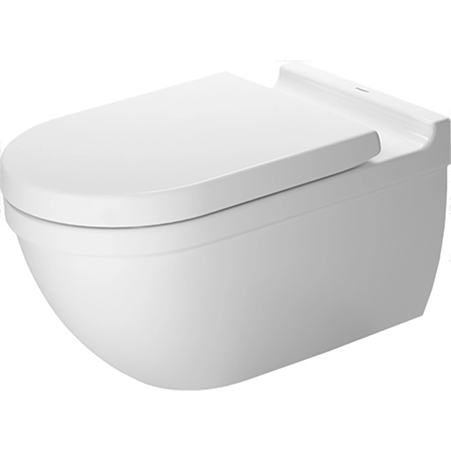 Duravit Wand-WC Starck 3 62 cm Weiß WonderGliss Tiefspüler Durafix günstig online kaufen