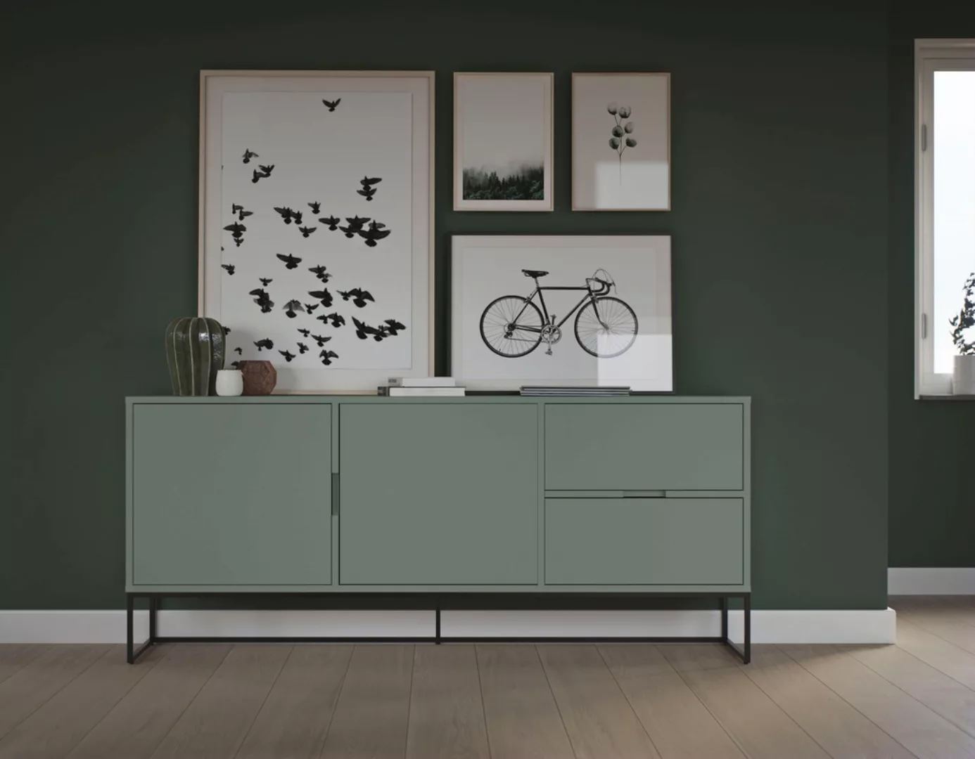 Tenzo Sideboard "LIPP", mit 2 Türen und 2 Schubladen, Design von Tenzo Desi günstig online kaufen