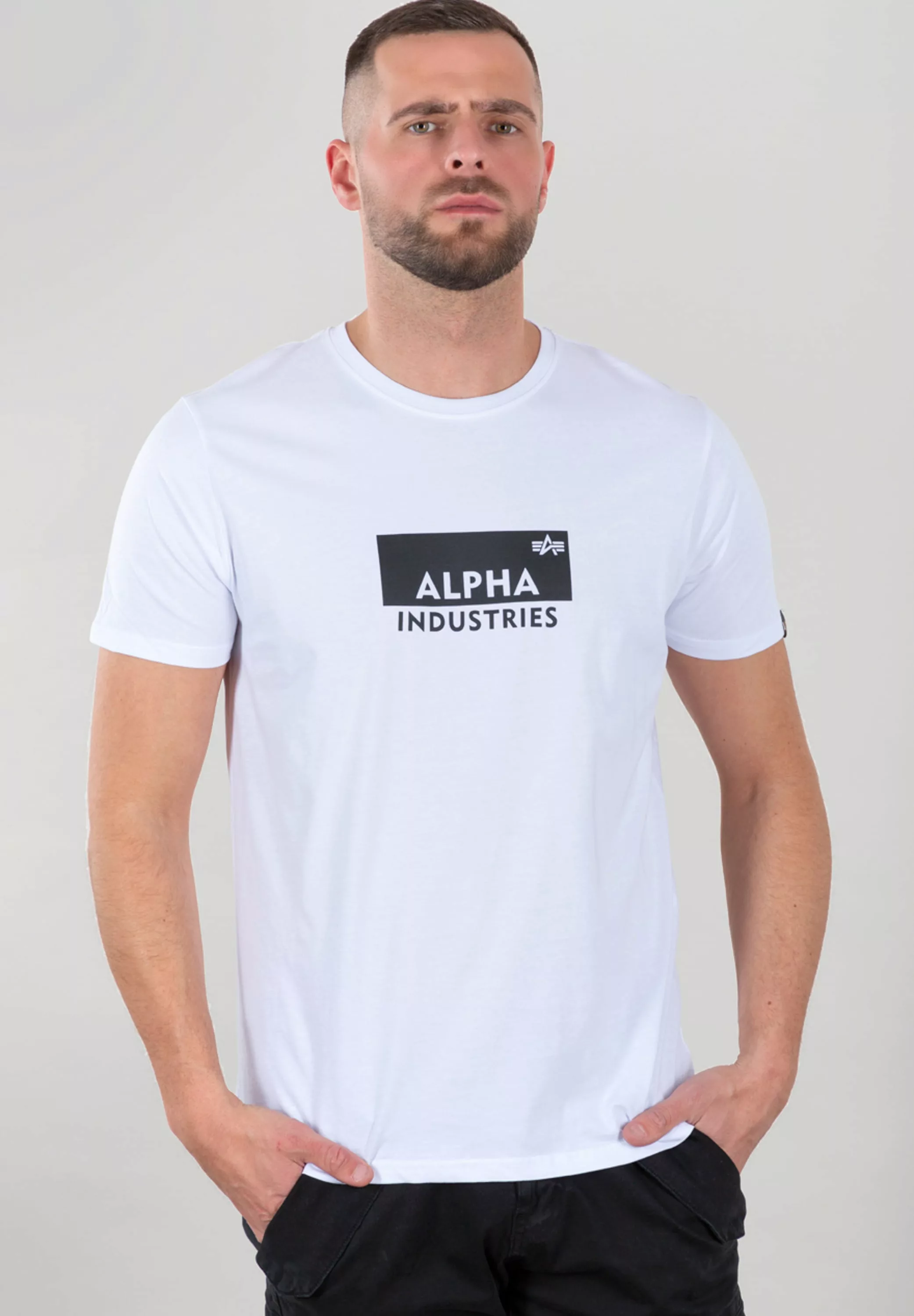 Alpha Industries T-Shirt "Alpha Industries Men - T-Shirts Box Logo T-Shirt" günstig online kaufen