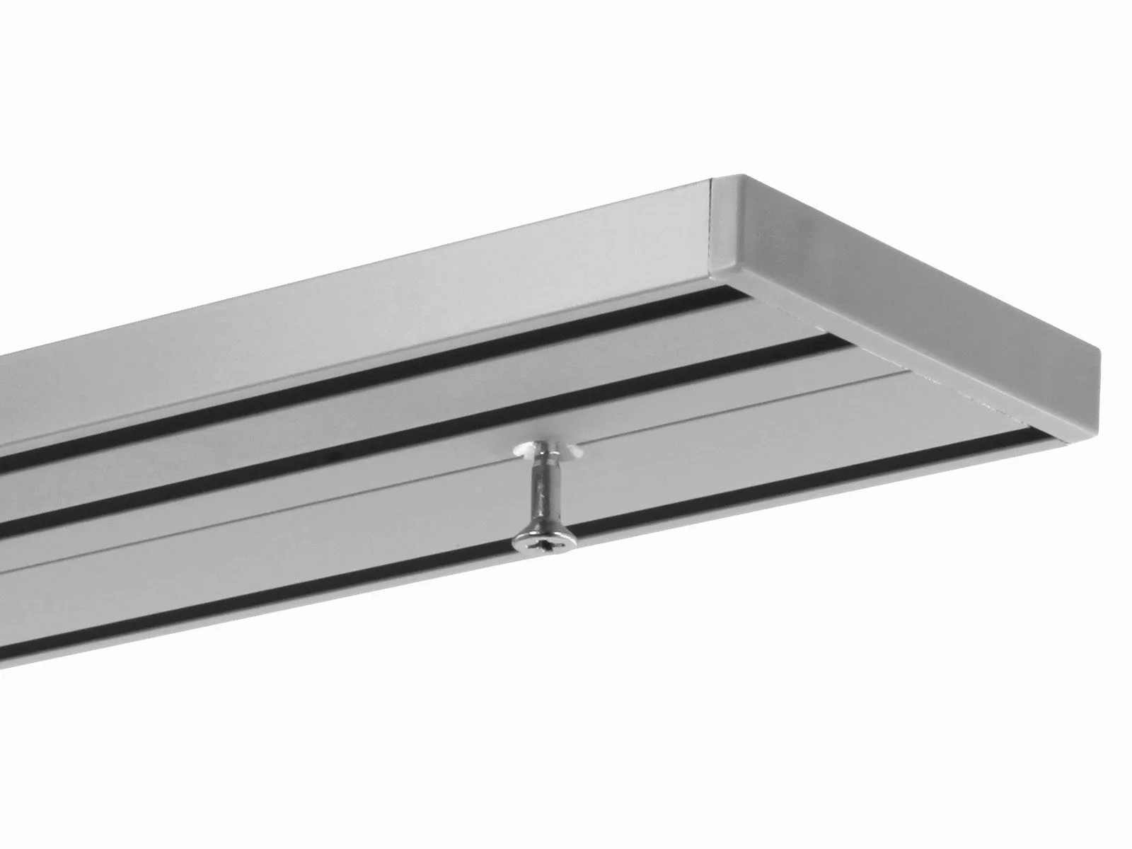Gardineum Gardinenschiene System Objektschiene, 3-läufig, vorgebohrt, günstig online kaufen