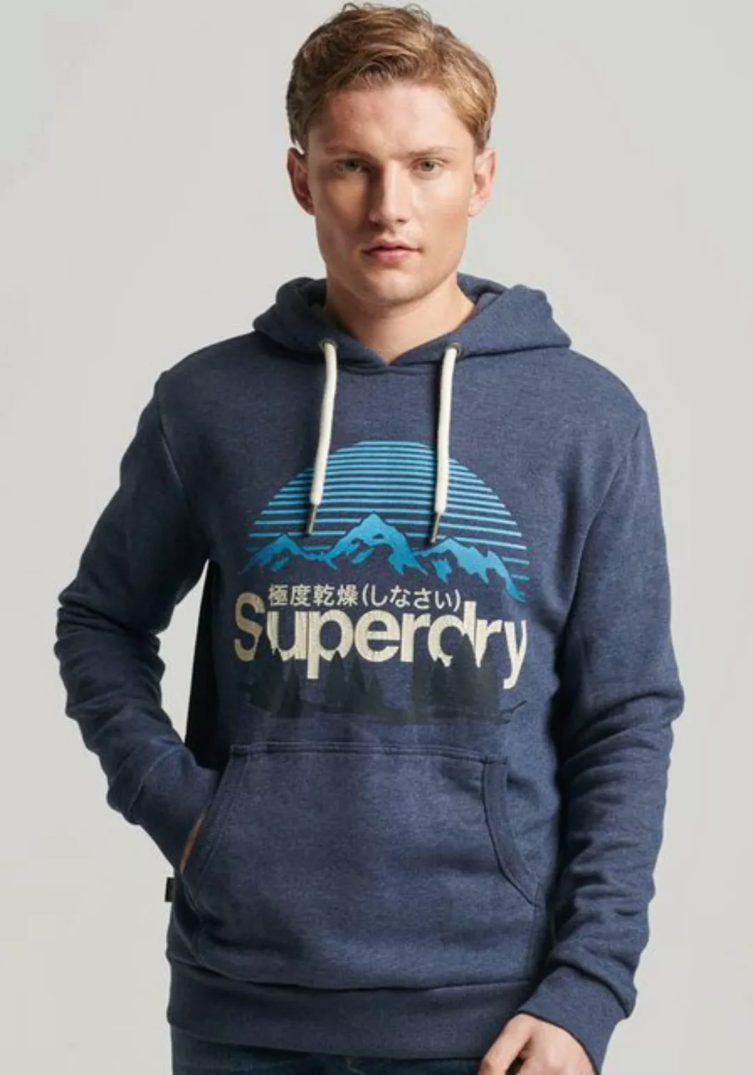 Superdry Kapuzensweatshirt CL GREAT OUTDOORS GRAPHIC HOOD günstig online kaufen