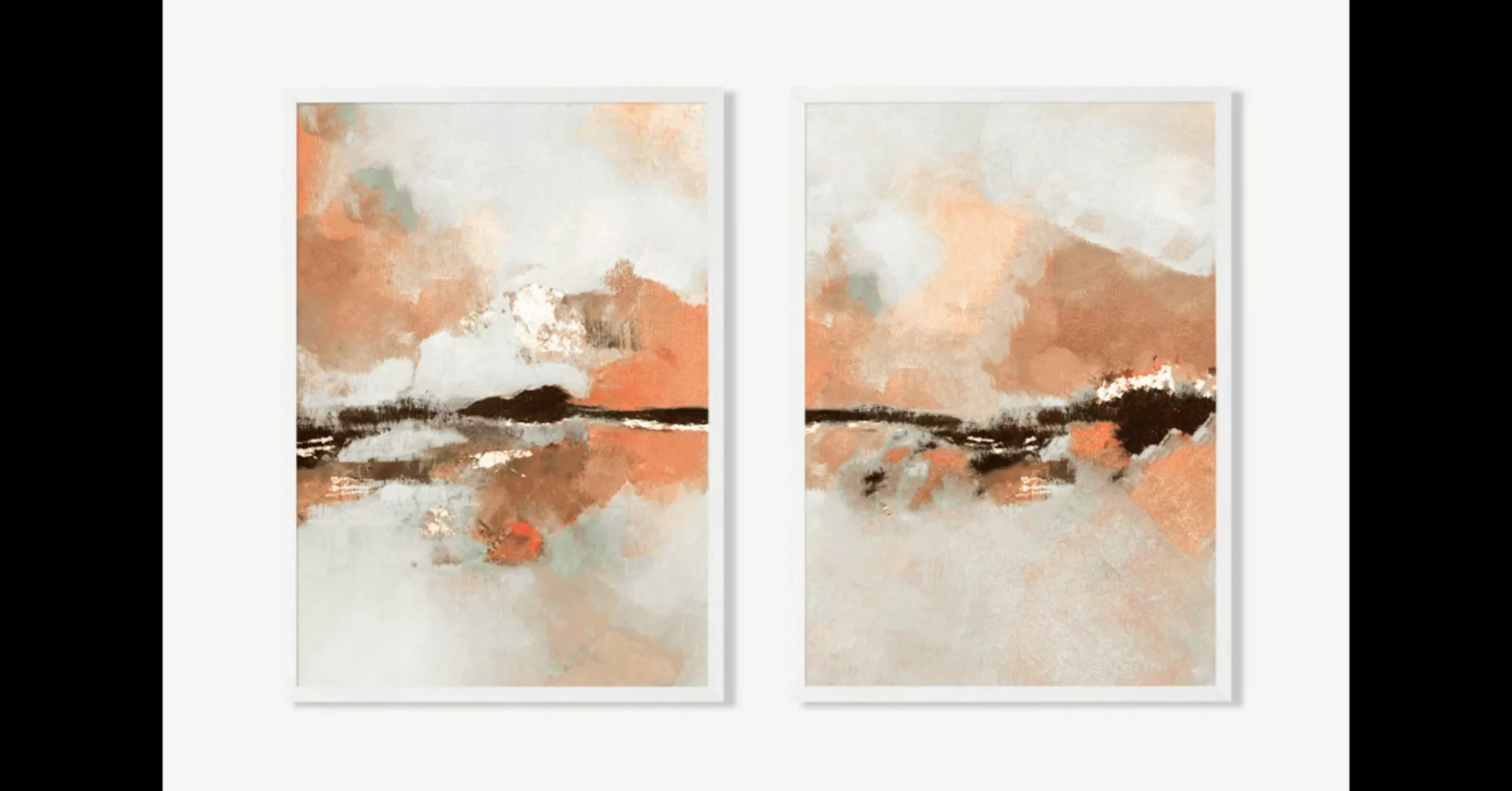 Dungeness Horizon 2 x gerahmte Kunstdrucke von Kimberly Godfrey (A3) - MADE günstig online kaufen