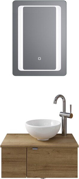 Saphir Badmöbel-Set "Serie 6915", (4 St.), Gäste-Bad, 61 cm breit, mit LED- günstig online kaufen