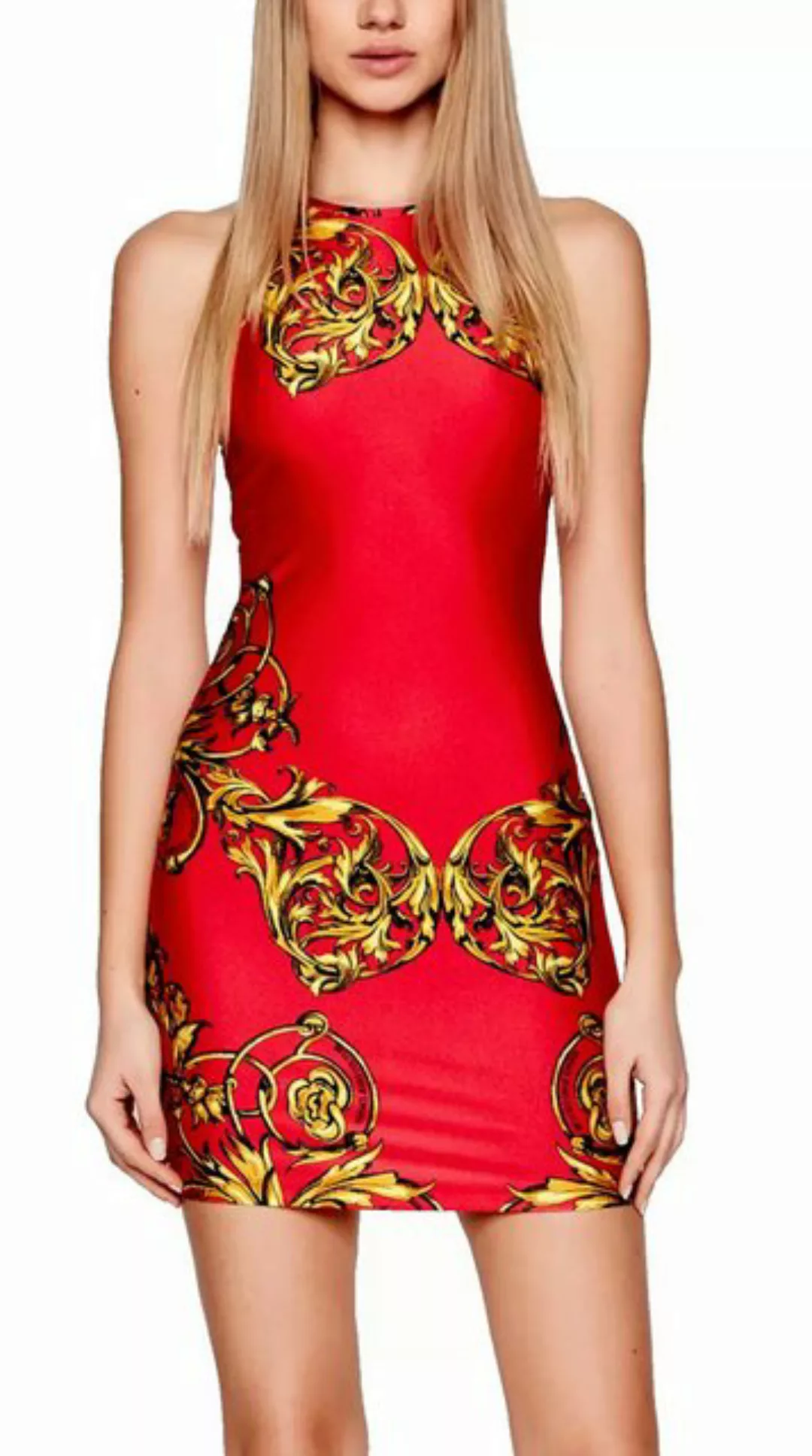 Versace Jeans Couture Minikleid Kleid Mini Barock Dress Alltag Regalia Baro günstig online kaufen