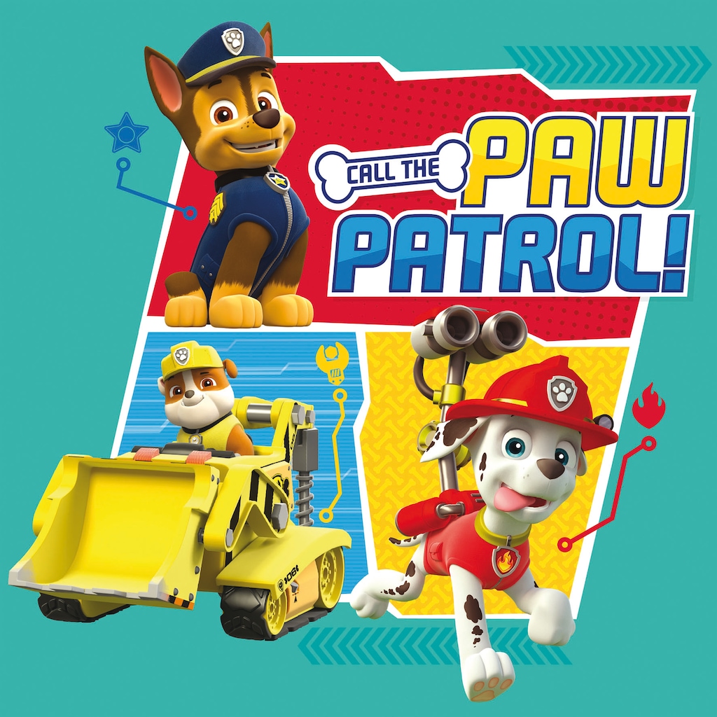 Keilrahmenbild Paw Patrol B/L: ca. 35x35 cm günstig online kaufen