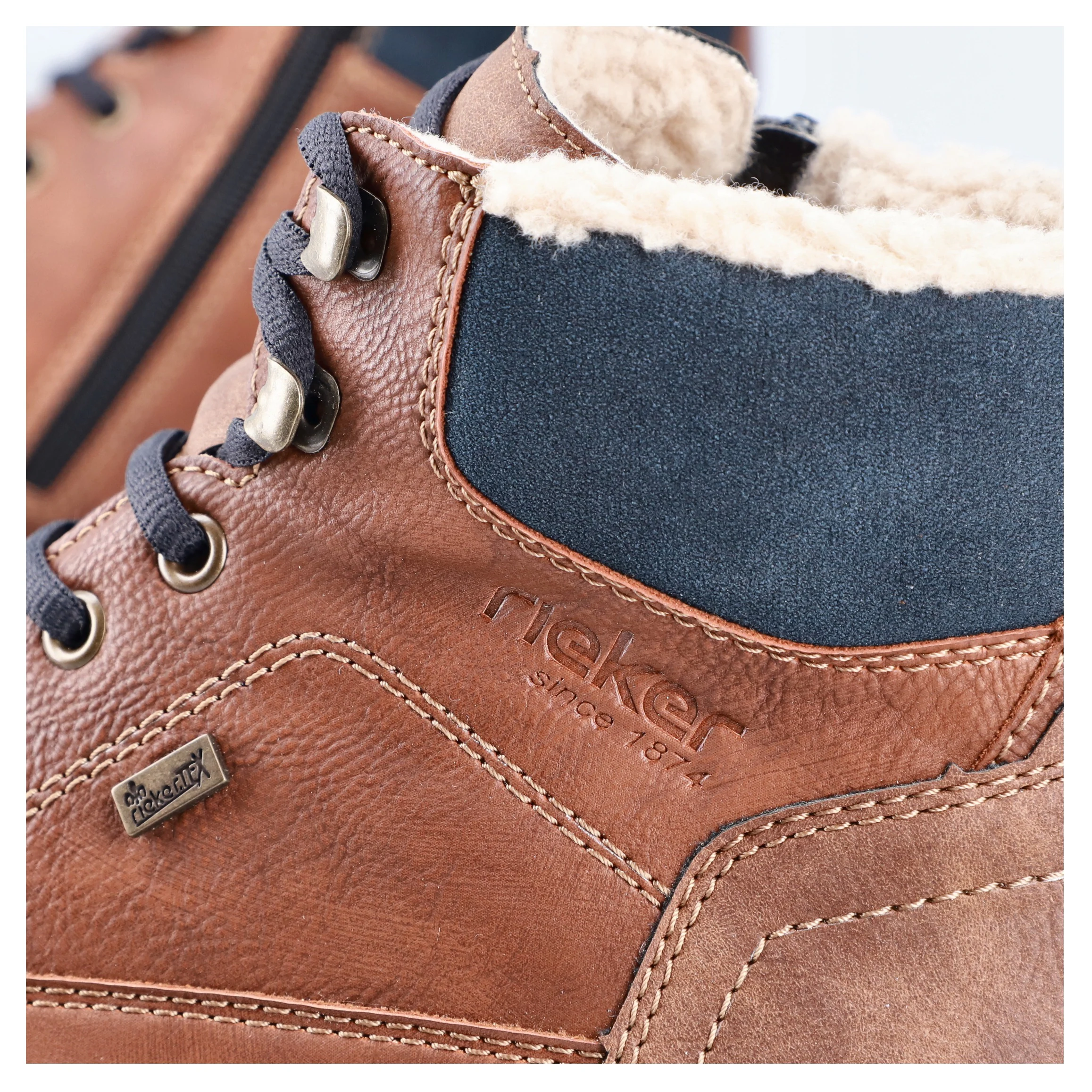 Rieker Winterboots, Winterstiefelette, Schnürboots mit wasserabweisender ri günstig online kaufen