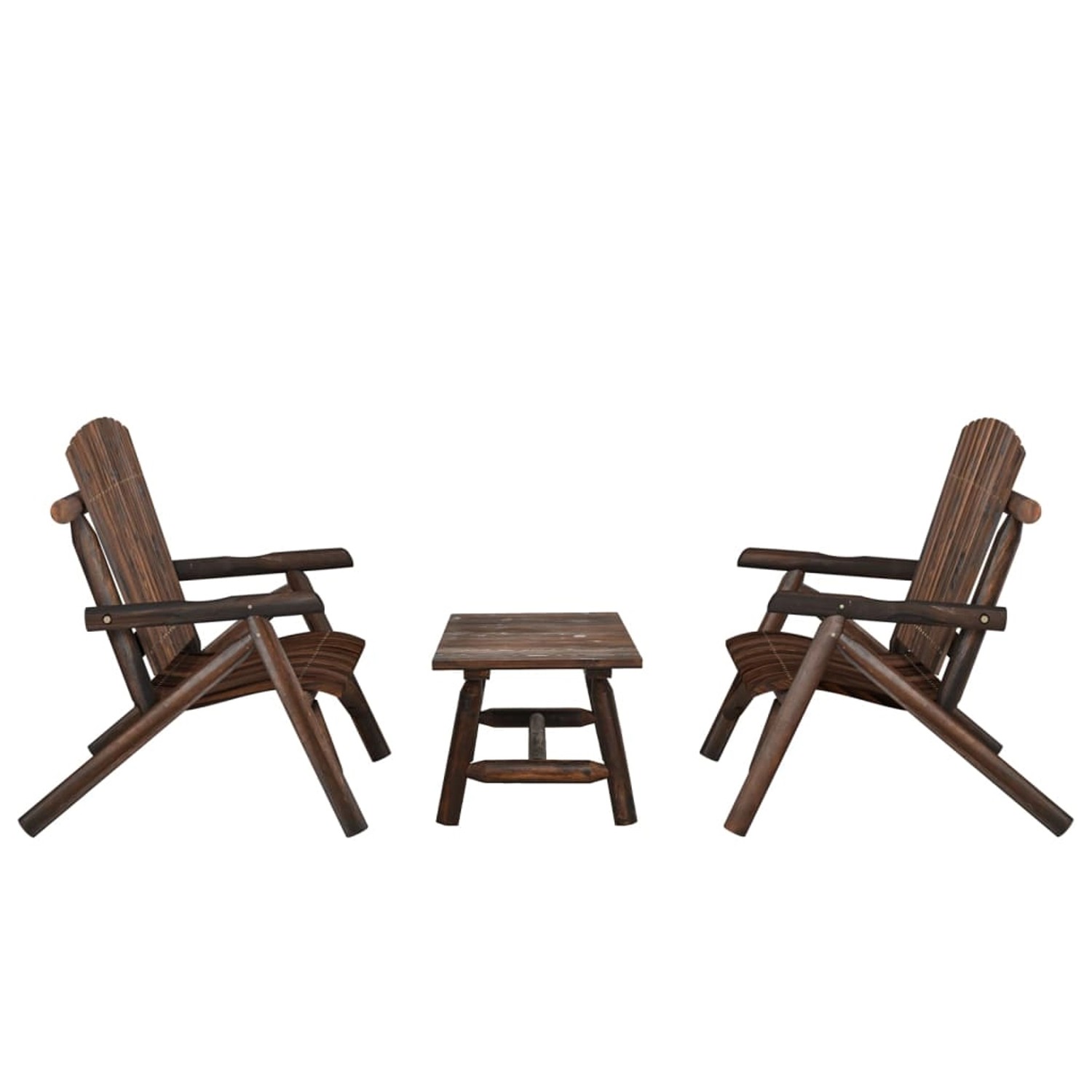 vidaXL 3-tlg Garten-Lounge-Set Massivholz Fichte Modell 12 günstig online kaufen