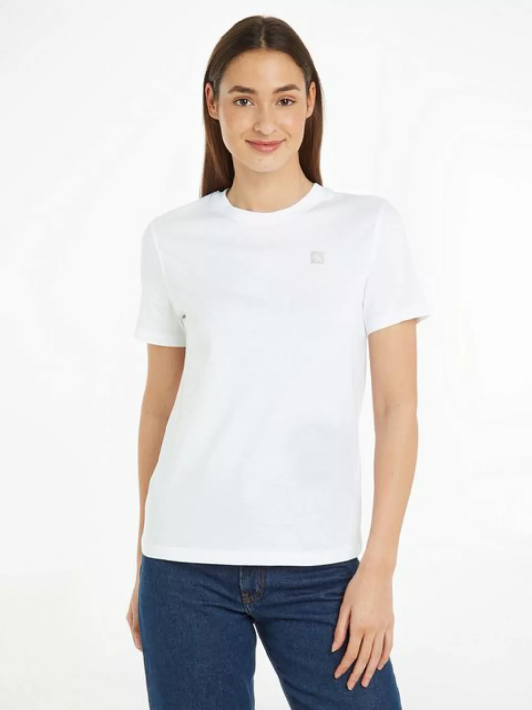 Calvin Klein Jeans T-Shirt CK EMBRO BADGE REGULAR TEE mit Logopatch günstig online kaufen