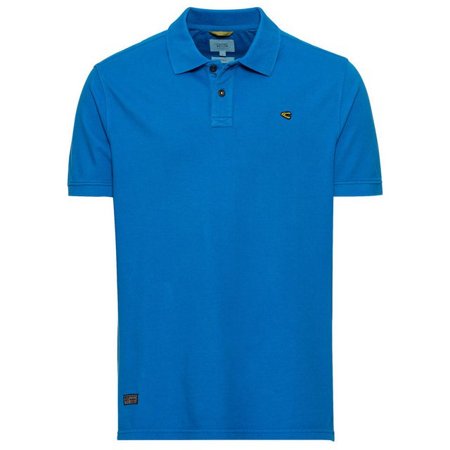 camel active Poloshirt Große Größen Herren Camel Active azurblau Basic Polo günstig online kaufen