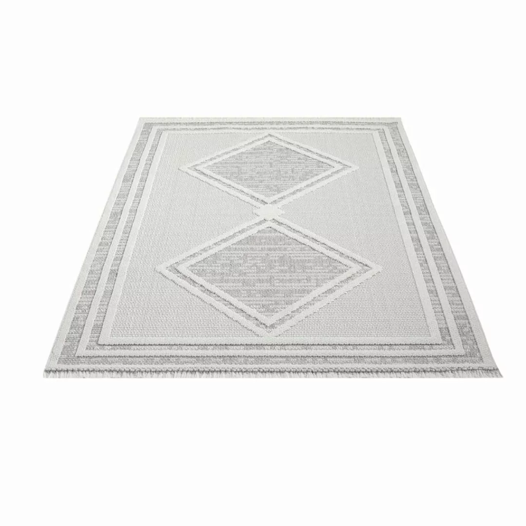 Carpet City Teppich »LINDO 8853«, rechteckig, 11 mm Höhe, Kurzflor, Hochtie günstig online kaufen