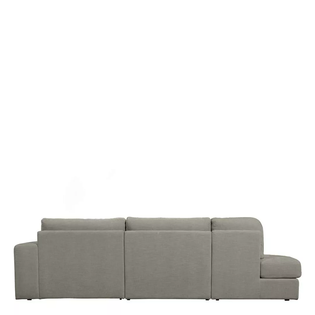 Graues Sofa modern mit Webstoff Bezug 298 cm breit - 98 cm tief günstig online kaufen