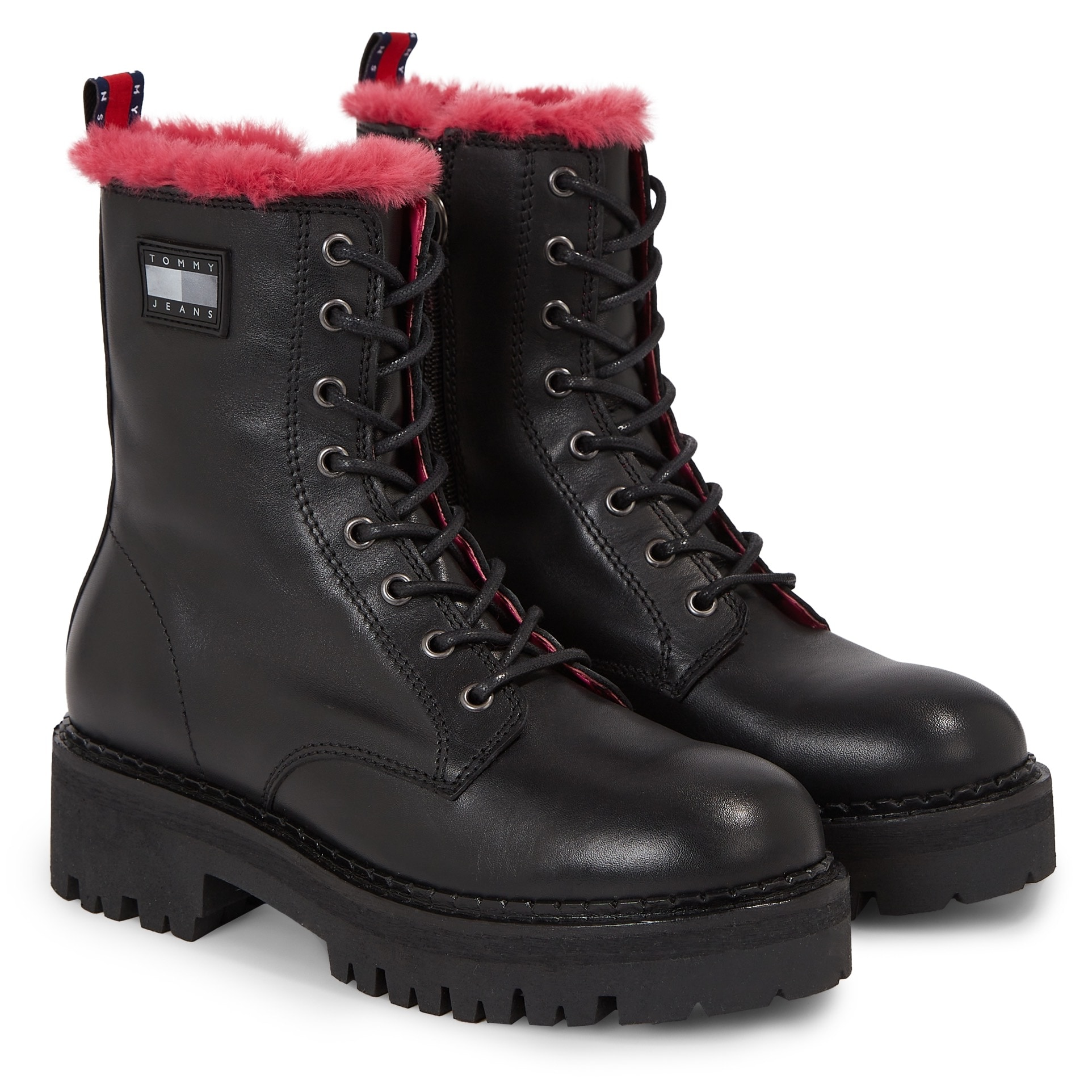 Tommy Jeans Winterstiefelette "TJW W URBAN BOOT SMOOTH LTR WL", mit farbige günstig online kaufen