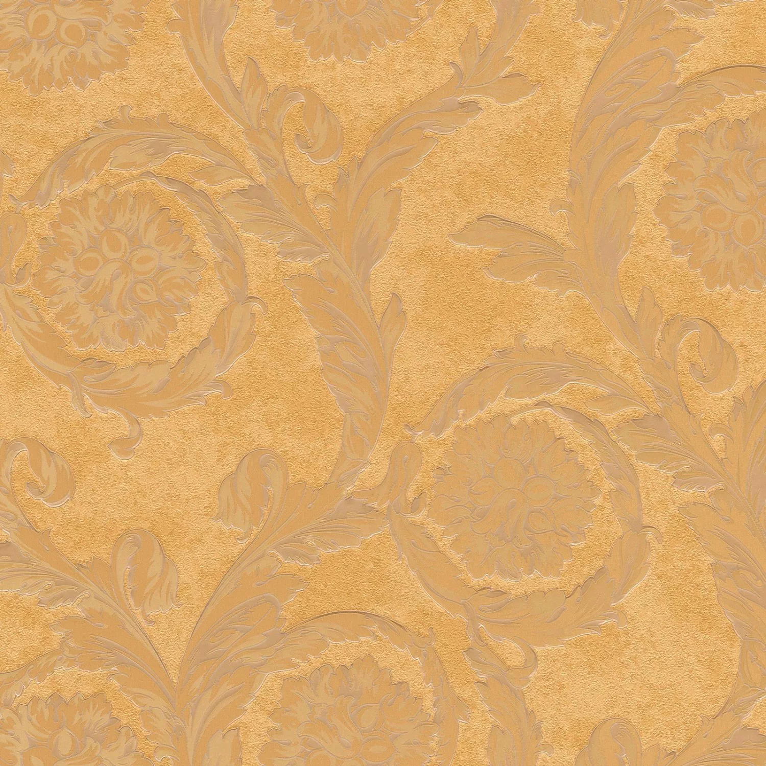 Bricoflor Barock Tapete in Terracotta und Orange Ornament Tapete Im Englisc günstig online kaufen