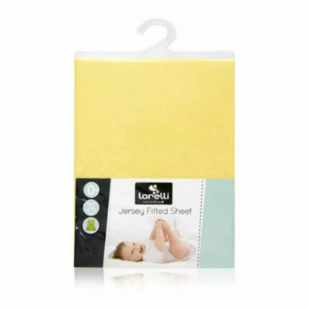 Babybett Spannbetttuch Bettwäsche gelb Gr. 120 x 60 günstig online kaufen