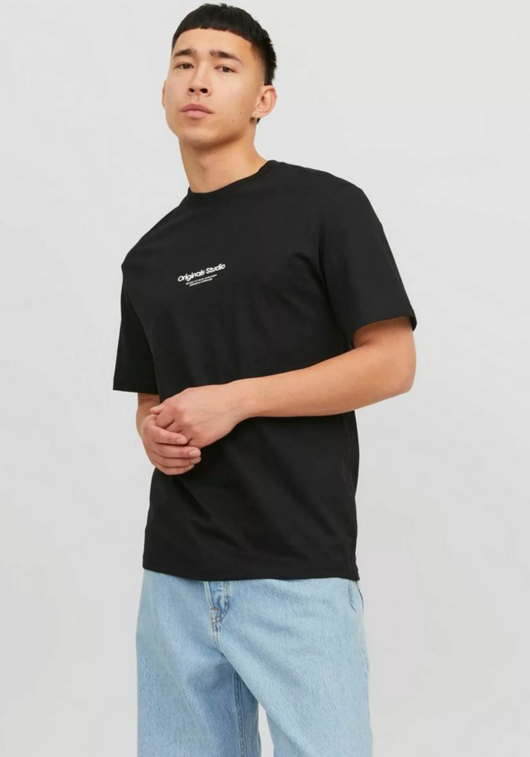 Jack & Jones Herren Rundhals T-Shirt JORVESTERBRO PHOTO - Regular Fit günstig online kaufen