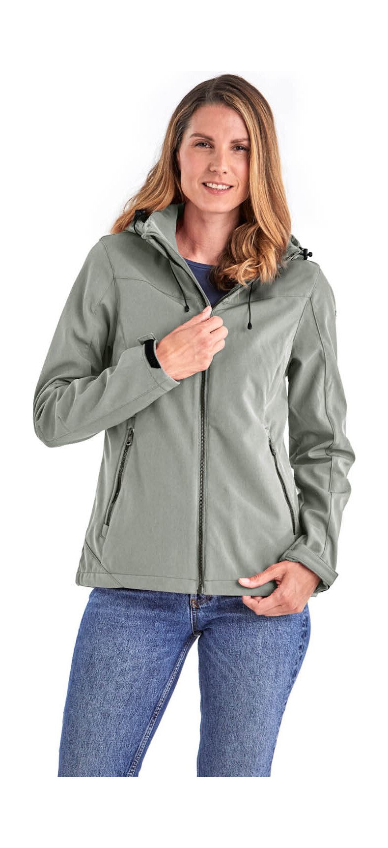 Killtec Softshelljacke "Damen Softshelljacke", Wasserabweisende, winddichte günstig online kaufen