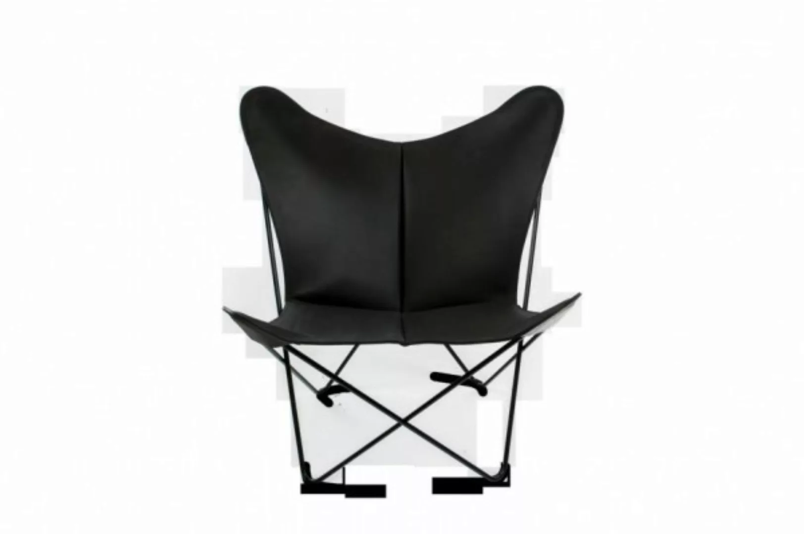 TRIFOLIUM Chair Stahl, schwarz pulverbeschichtet Schwarz günstig online kaufen