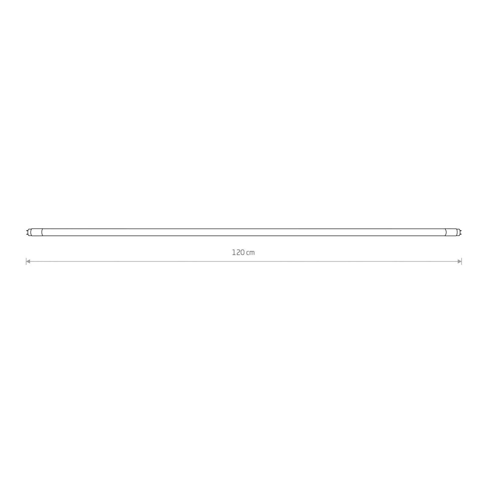 LED-Leuchtmittel Länge 120 cm Röhre G13 T8 22 W klar 3.000 K günstig online kaufen