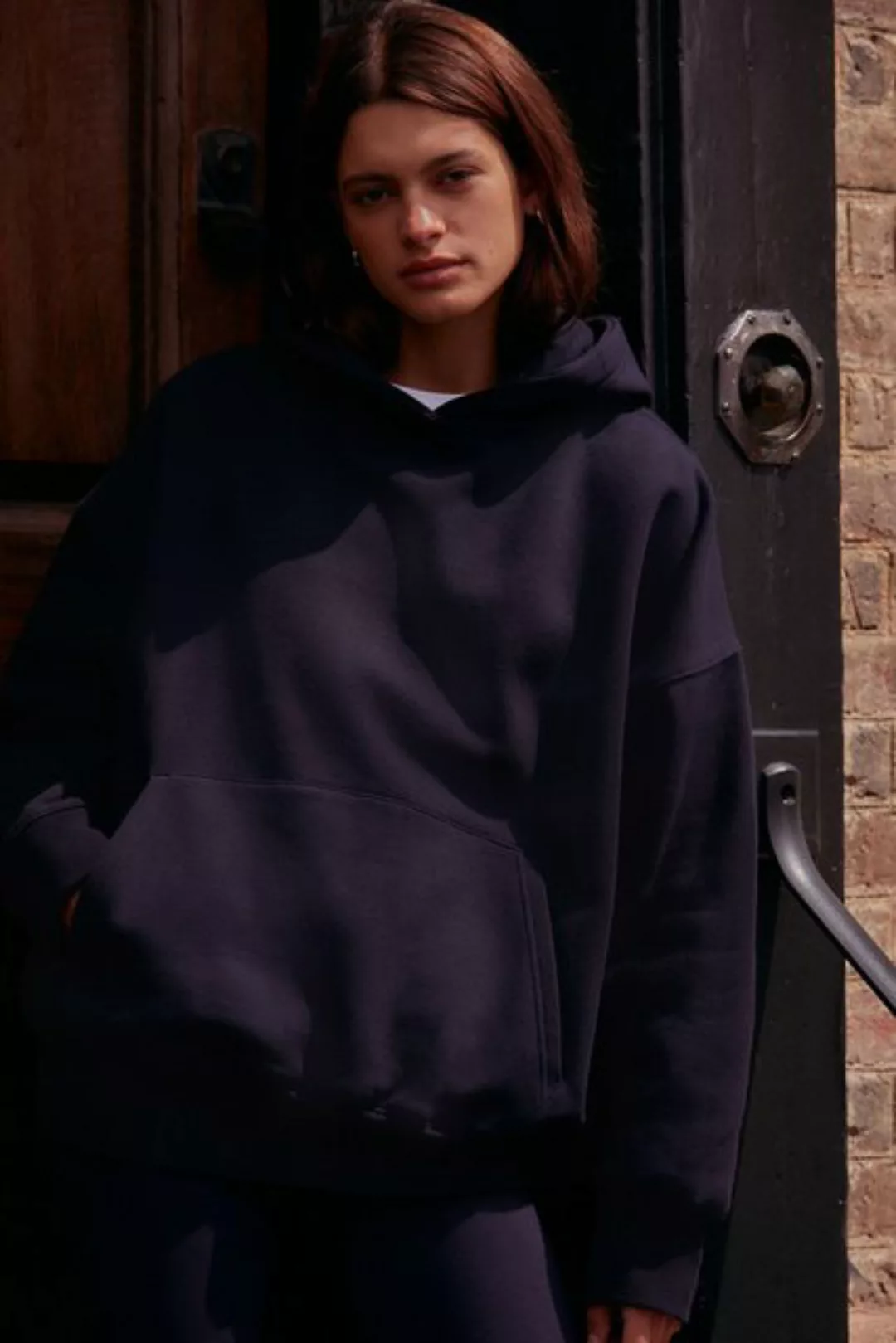 Next Kapuzensweatshirt Längeres, weiches Relaxed Fit Oversized Hoodie (1-tl günstig online kaufen