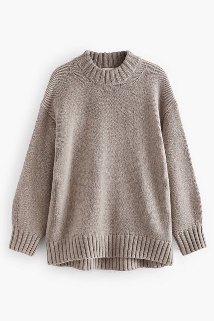 Next Rundhalspullover Weicher Strickpullover mit Stehkragen, Kombiteil (1-t günstig online kaufen