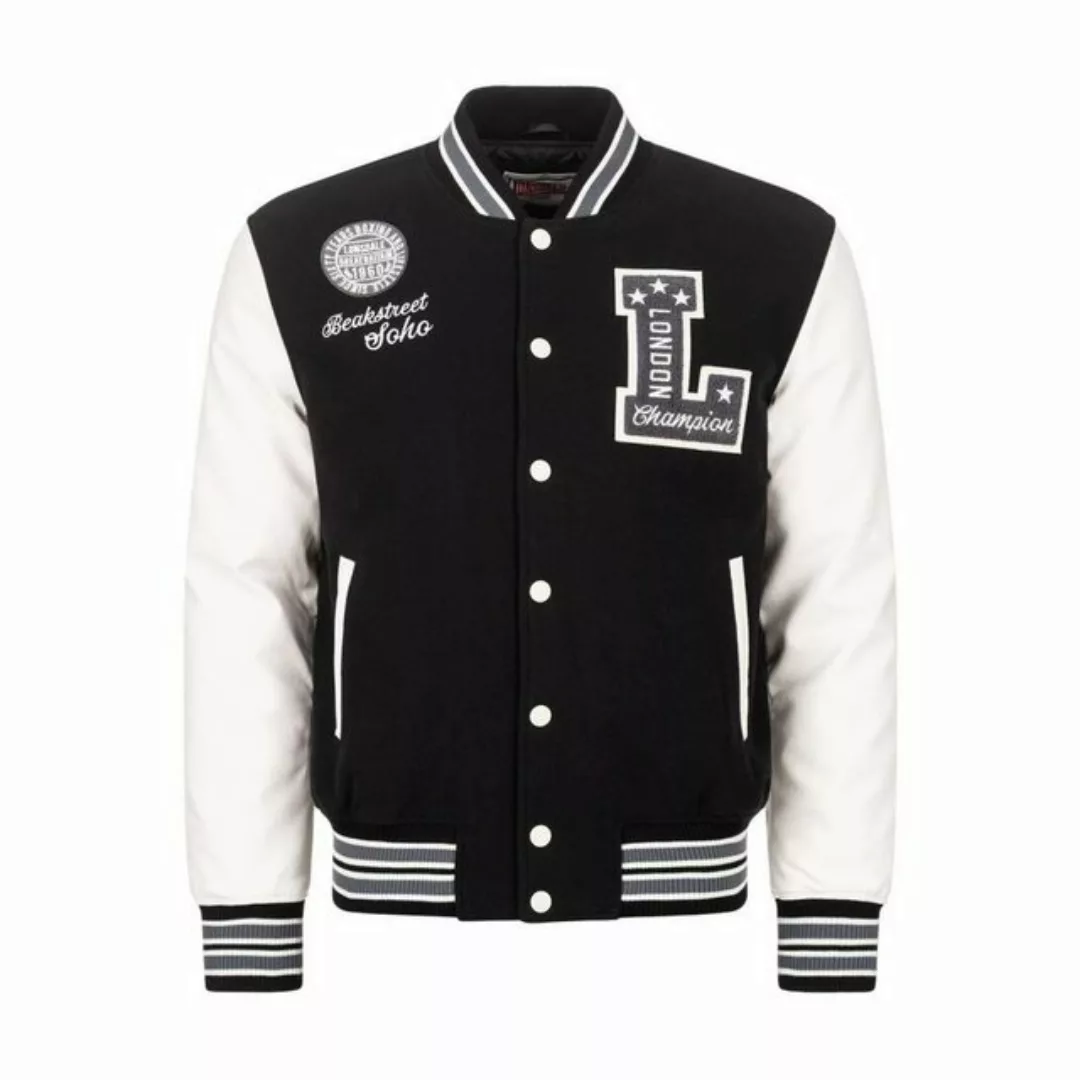 Lonsdale Collegejacke Lonsdale Herren College Jacke Waterstein black/ecru/g günstig online kaufen