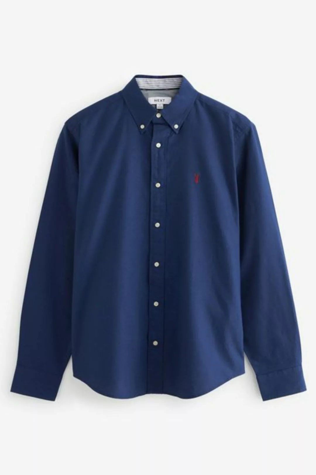 Next Langarmhemd Langärmeliges Oxfordhemd mit Hirsch (1-tlg) günstig online kaufen