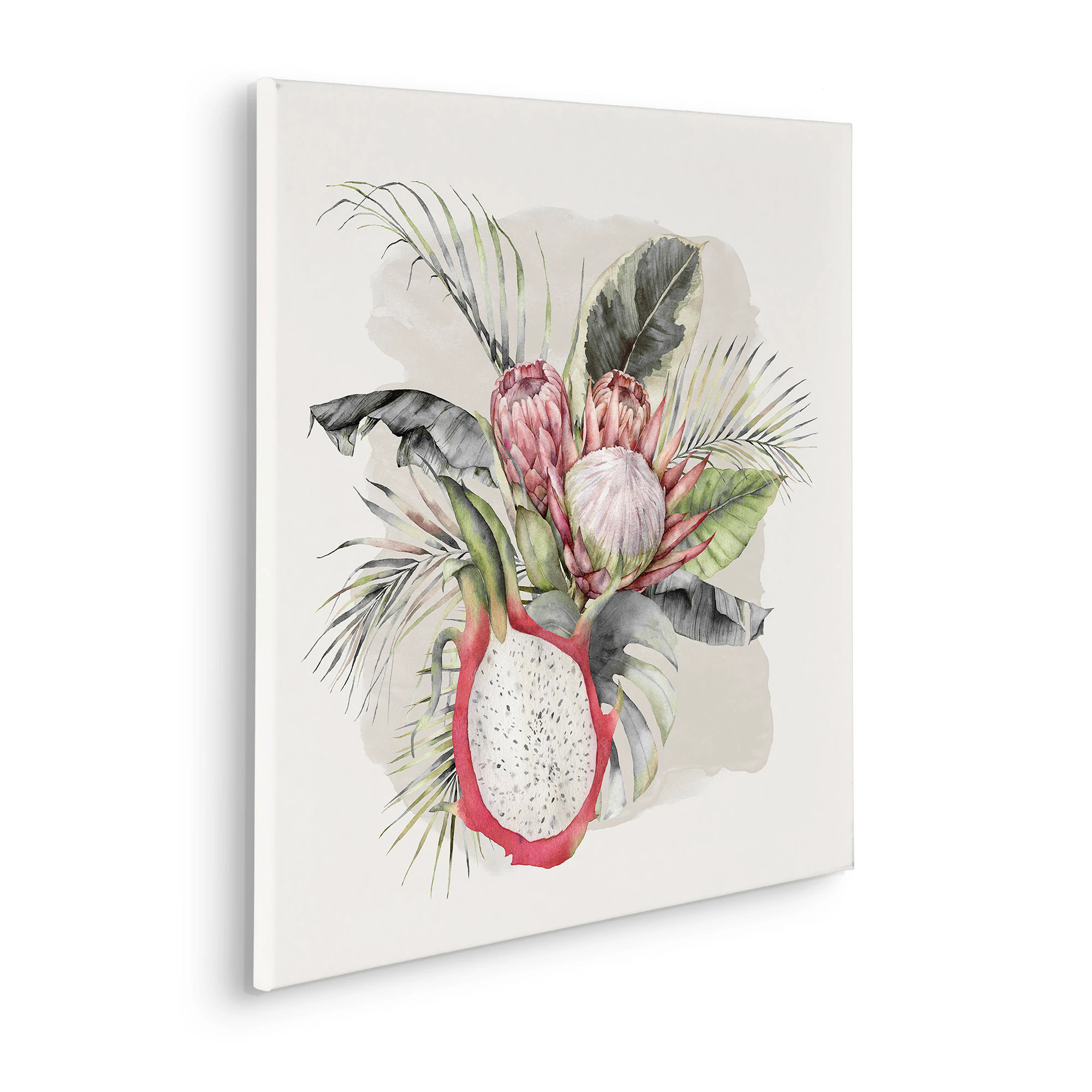 Komar Leinwandbild "Sweet Pitaya - Größe 60 x 60 cm", Natur, (1 St.), Keilr günstig online kaufen