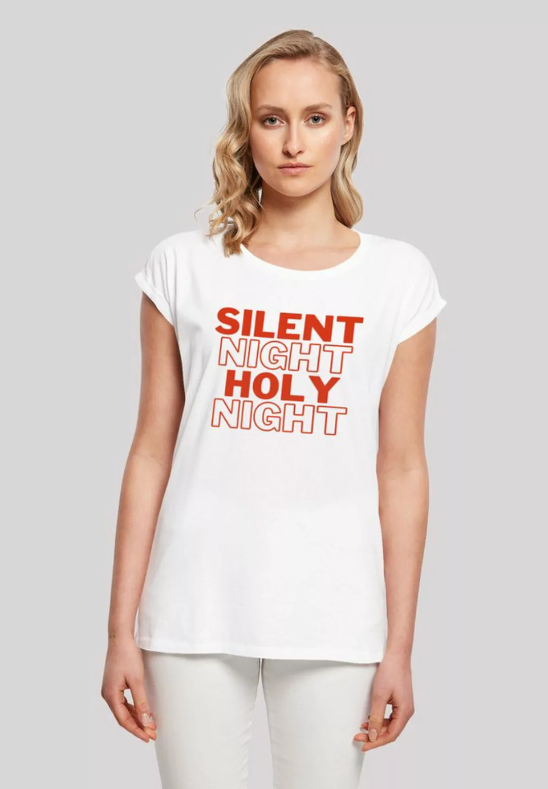 F4NT4STIC T-Shirt "Silent Night Holy Night Weihnachten", Print günstig online kaufen