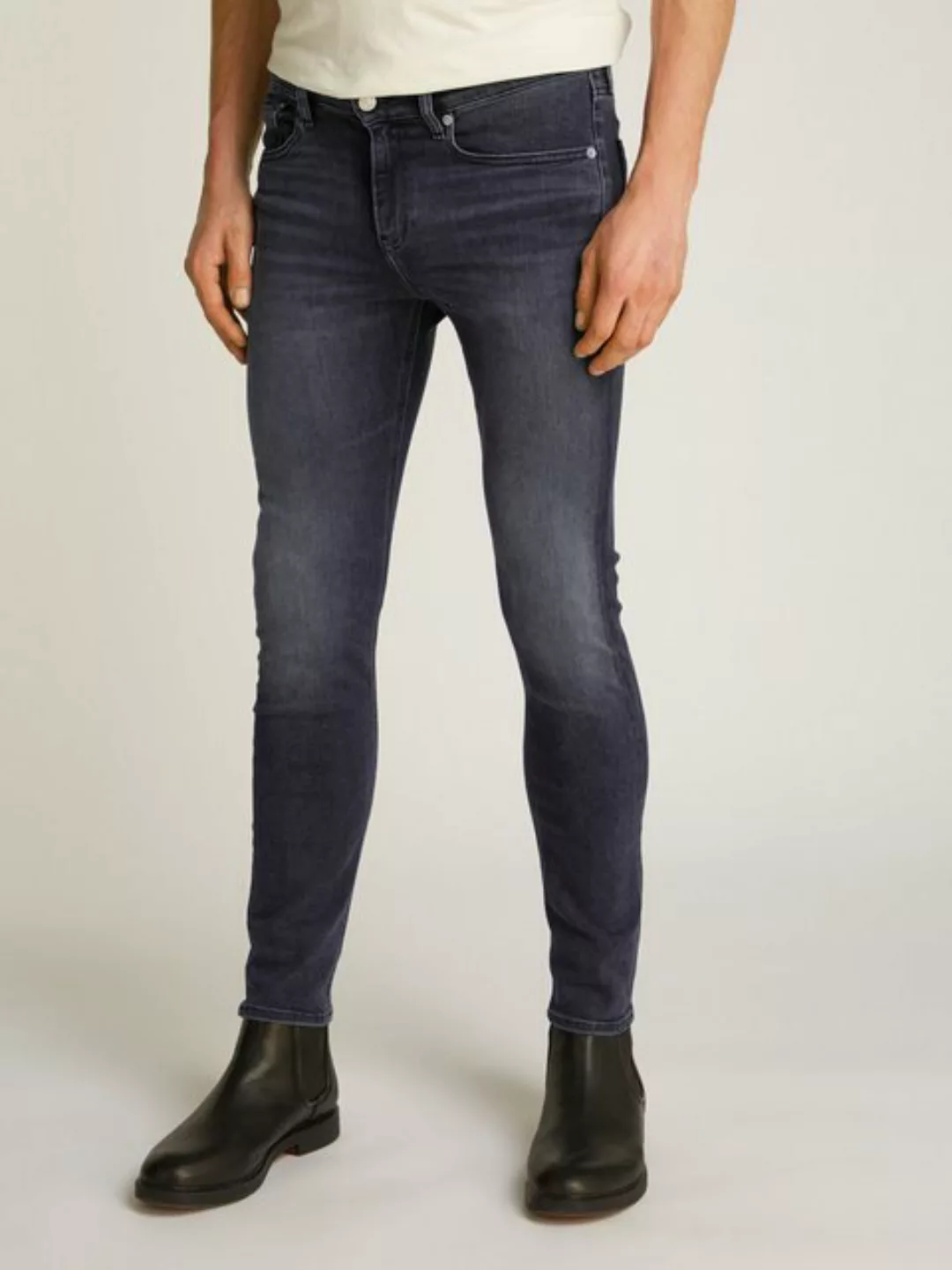 Calvin Klein Jeans Stretch-Jeans SKINNY Coinpocket, Logostickerei günstig online kaufen