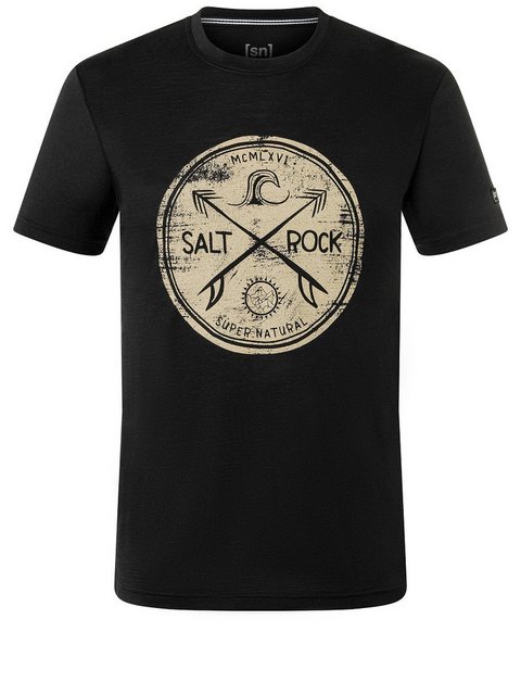 SUPER.NATURAL T-Shirt für Herren, Merino SALT & ROCK stylisch, atmungsaktiv günstig online kaufen